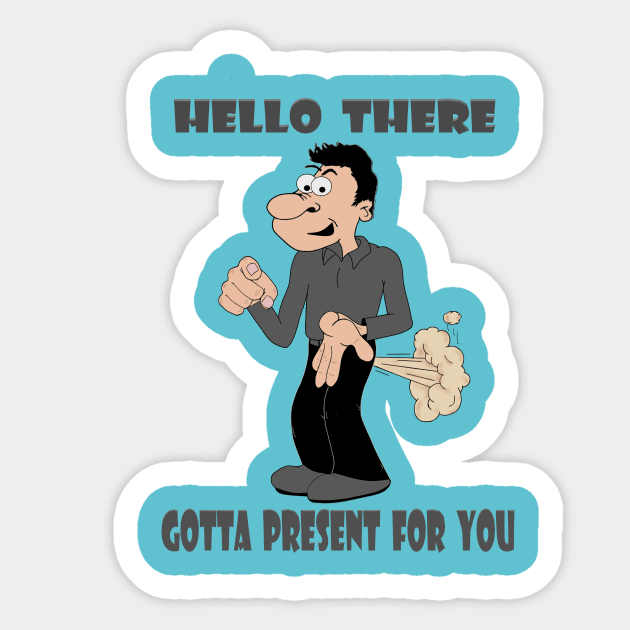 Gotta Present for YOU Sticker by KJKlassiks